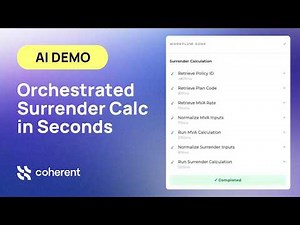 Agentic AI Orchestration for Policy Admin Operations | Coherent Demo