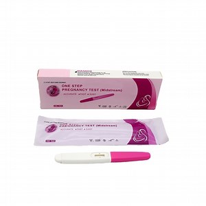 [Hot Item] 3mm Disposable HCG Pregnancy Medical Urine Midstream Test Kits Glob Biotech