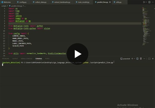 Building a Sign Language Detection System with AI I’ve started working on a new computer vision project: a Sign Language Detection System. The goal of this project is to develop an AI system that can… | Saloxiddin G opirjonov