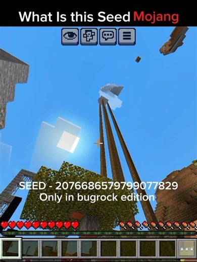 Minecraft Craziest Seed Moment #minecraft