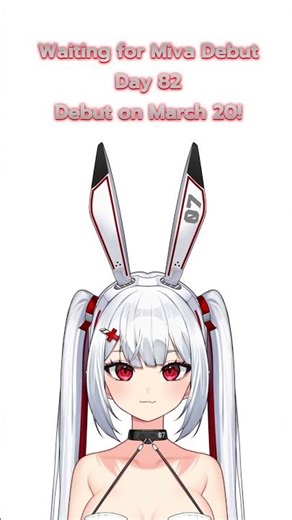 Waiting for Miva debut - day 82! #shorts #vtuber