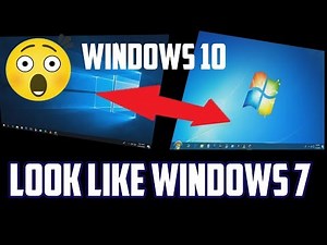 How to Make Windows 10 Look Like Windows 7