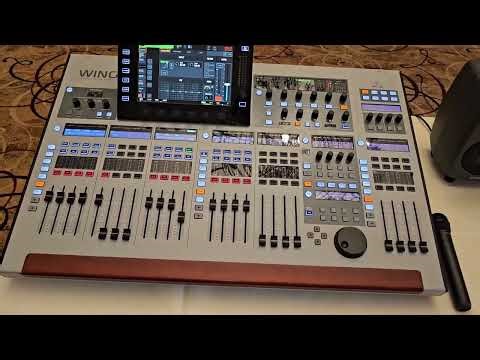 Behringer Wing Digital Mixer with Turbosound Powered Speakers