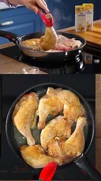 Chicken recipe with super creamy sour cream sauce, with three types of cheese 🍗🧀