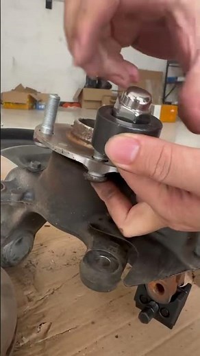 Perfect wheel stud installation every time #automotive #diy #tools