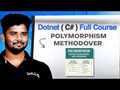 Dotnet C# free course 2026 | Ep 30 | C# polymorphism methodover loading in Tamil