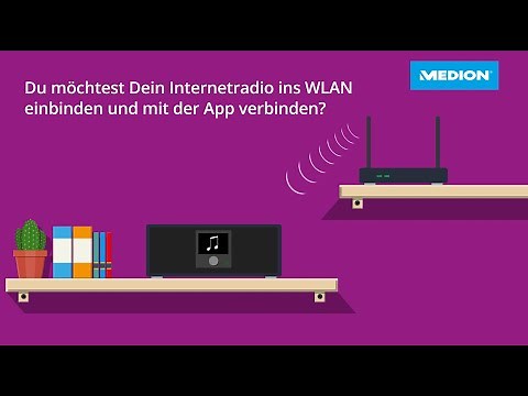 Einbindung des Internetradios ins WLAN und App Installation | MEDION Tipps