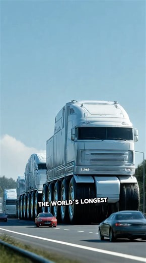 The Longest truck on Road! - #truck #trucklovers #shorts
