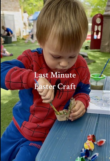 Easter Craft: Fun Egg Carton Chickens with Toddlers