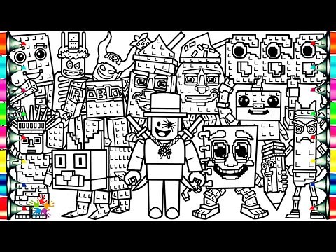 Steal A Brainrot ROBLOX Coloring Pages / How to Color Italian Brainrot Animals in Roblox / NCS Music