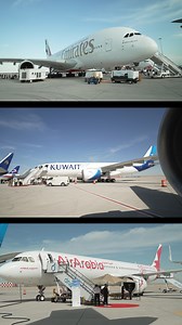 Ready for another day at #DubaiAirshow with a colourful line-up on our static display. | Airbus