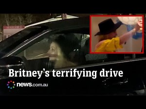 Shocking video of Britney Spears driving emerges