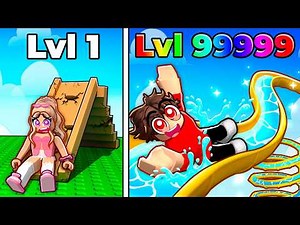Spending $9,382,495 To Build The TALLEST WATER SLIDE In Roblox...