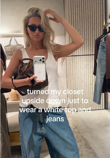 White Top and Jeans Engagement Party Outfit Ideas