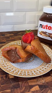 Nutella bread pockets #satisfying #recipe | Kyle Istook