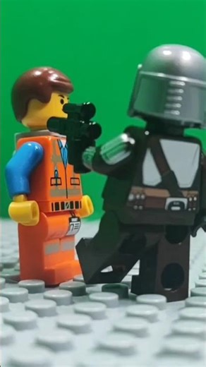 The Mandalorian kills Lego Man Emmet
