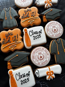 Graduation Cookies 2025, University Logo Cookies - Etsy