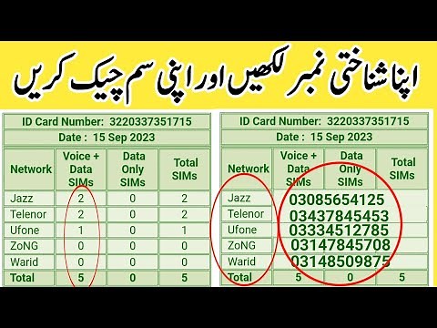 Enter Id card and sim detail check | check sim details through CNIC | cnic | true finder |