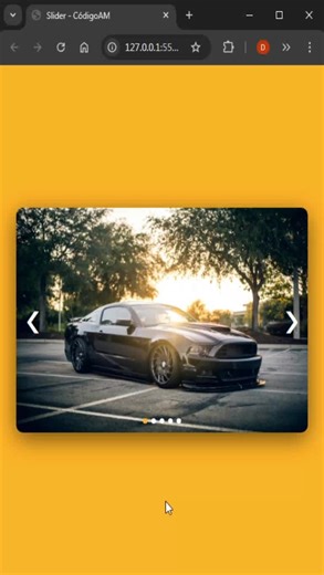 Slider Manual y Automático con Javascript Video Completo Paso a Paso en mi canal de Youtube : CódigoAM #javascript #css3 #html #codigoam #programacion #desarrolloweb #codigo #programming #coding #webdev #sliders #slider