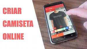 Aplicativo para Criar Camisetas Online - programa gratuito