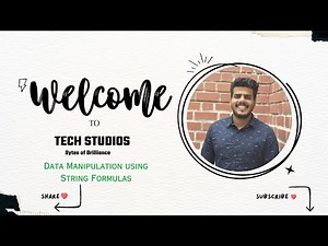 Data Manipulation using String Formulas