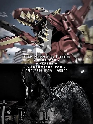 Dynazenon is so underrated / Dyna Rex #vs Indominus Rex | #edit #ssss_dynazenon #jurassicworld #wis