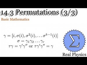 14.3 Permutations 3/3 (Basic Mathematics)