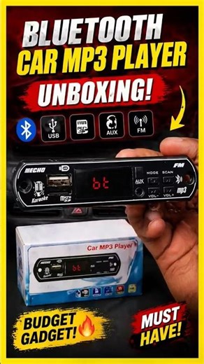 Cheap Bluetooth FM Module Unboxing 🔥 Worth It? #shorts #scienceproject #scienceexperiment
