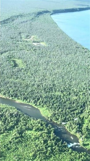 Flying above Brooks Falls in Katmai National Park, Alaska!