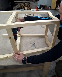 615K views · 1.1K reactions | Making a Wooden Bar Stool Chair | DIY & Crafts | Facebook