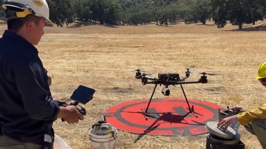 New drone technology helps fight fires