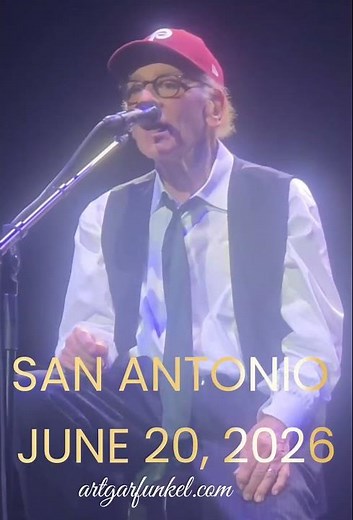 Art Garfunkel "Scarborough Fair" | Live in San Antonio – June 20, 2026- What a wonderful world