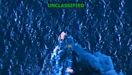 U.S. Army Southern Command: Under the direction of Secretary of War Pete Hagseth: Yesterday we attacked a boat smuggling drugs in the Pacific Ocean". The 4 terrorists who were on board were killed. | Ray Admon