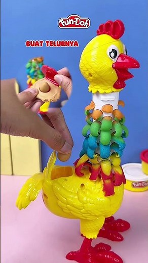 MAINAN AYAM BERTELUR | Belajar mengenal Ayam dengan cara Seru #fundoh #mainanedukasi #siayam