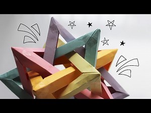 Math Crafts: Making the Five Intersecting Tetrahedra