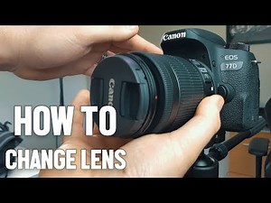 Canon DSLR Guide - How to Change Your Camera Lens 📷