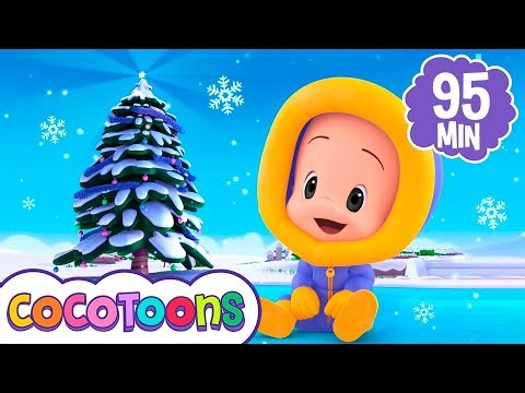 Navidad, Navidad, Dulce Navidad 🎄🎁 y más canciones infantiles de Cleo y Cuquin | Cocotoons