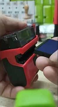 Reentintado, recarga de tinta en sellos autoentintables