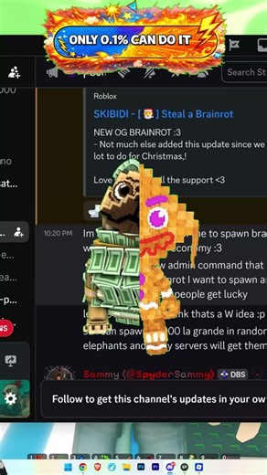 Server admin joined and did this 🛡️ #roblox #stealabrainrot 10