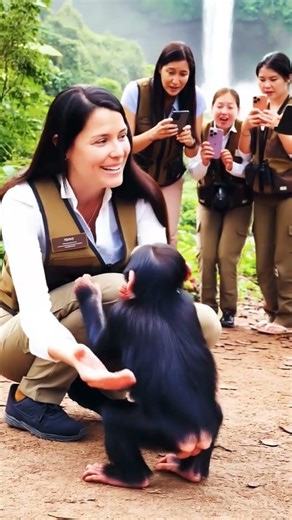 Why Did the Chimp Swing Down to the Russian Primatologist? 🐒💫 — Jungle Curiosity & Trust