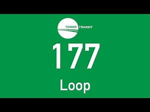 Tower Transit Trunk Bus Route 177 Hyperlapse