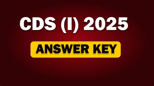 CDS 1 2025 Answer Key with Solutions- Get PDF for All Sets