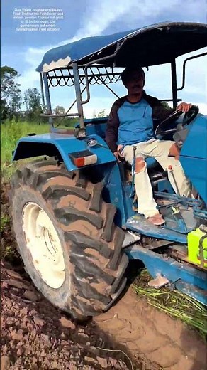 Doppelte Arbeit: Wie ein Traktor mit Schiebeschild und Pflug das Feld vorbereitet