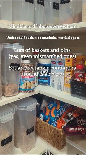 How a professional organizer organizes her pantry | Easy organizing tips | Food storage | Kitchen
