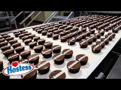 How Hostess Cupcakes Are Actually Made in Factories