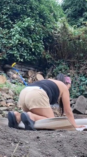 DIY swimming pool sa garden