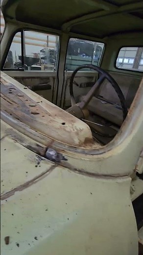 above windshield rust repair d series intetnational . #406 #ih #madeinamerica #rust