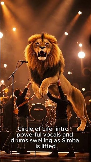 🦁 The Lion King (1994) – Rafiki Holding Up Simba"