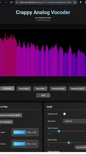 I made exactly like audacity vocoder ‪@DX3050‬