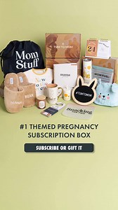 #1 Mom-to-be Gift Boxes! Monthly care packages to pamper her during pregnancy and after birth. Tum To Mom Pregnancy Subscription Box • 5-7 curated products per box • Themed boxes aligned to the trimester • Exclusive designs & premium materials • First box ships in 1-2 days | Tum To Mom Pregnancy Box